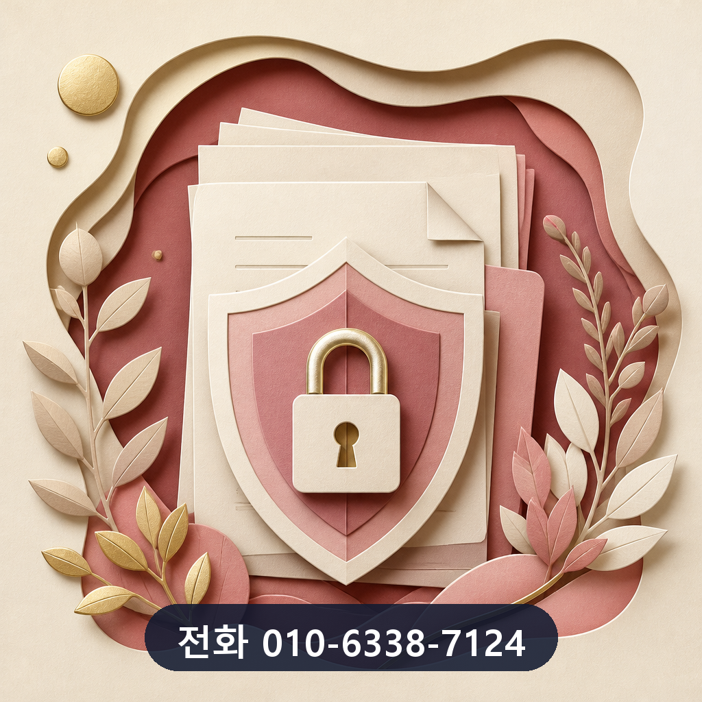 카드깡 수수료 개인정보 보호 이미지